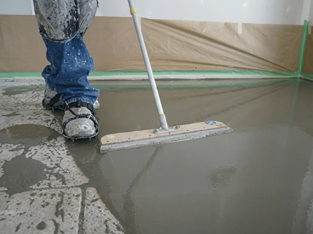 Uneven floor being professionally repaired in Reno, NV